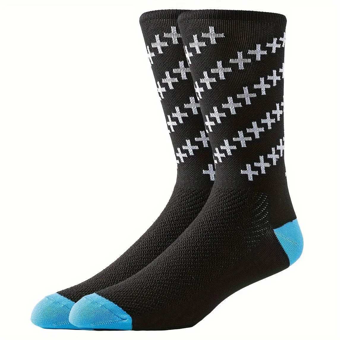 6Pairs Men Women Non Slip Sole Sport SOCKS for Basketball Baseball Soccer Cycling Tennis Z250610