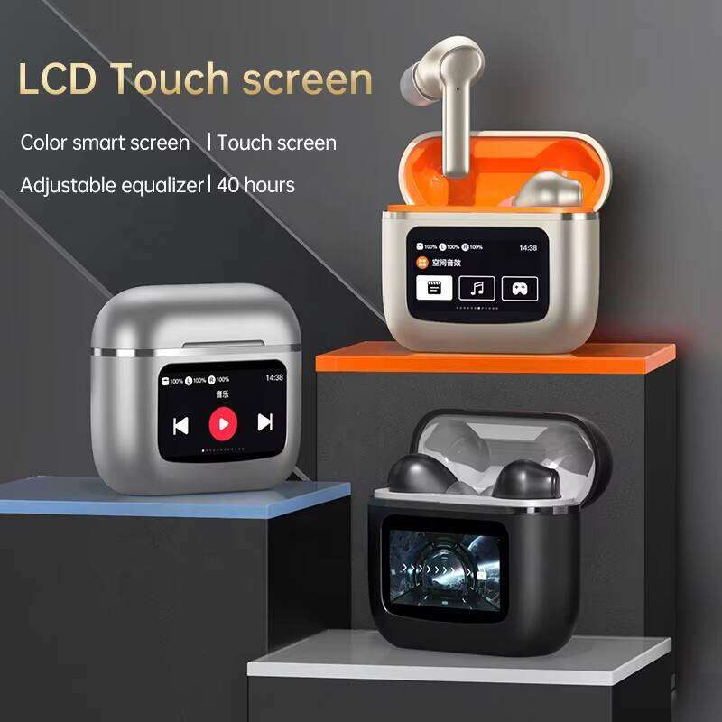 DHGadgets Color Screen Earphones, Used for Adjusting Wireless Bluetooth Smart Earbuds, Featuring ANC and Long Battery Life