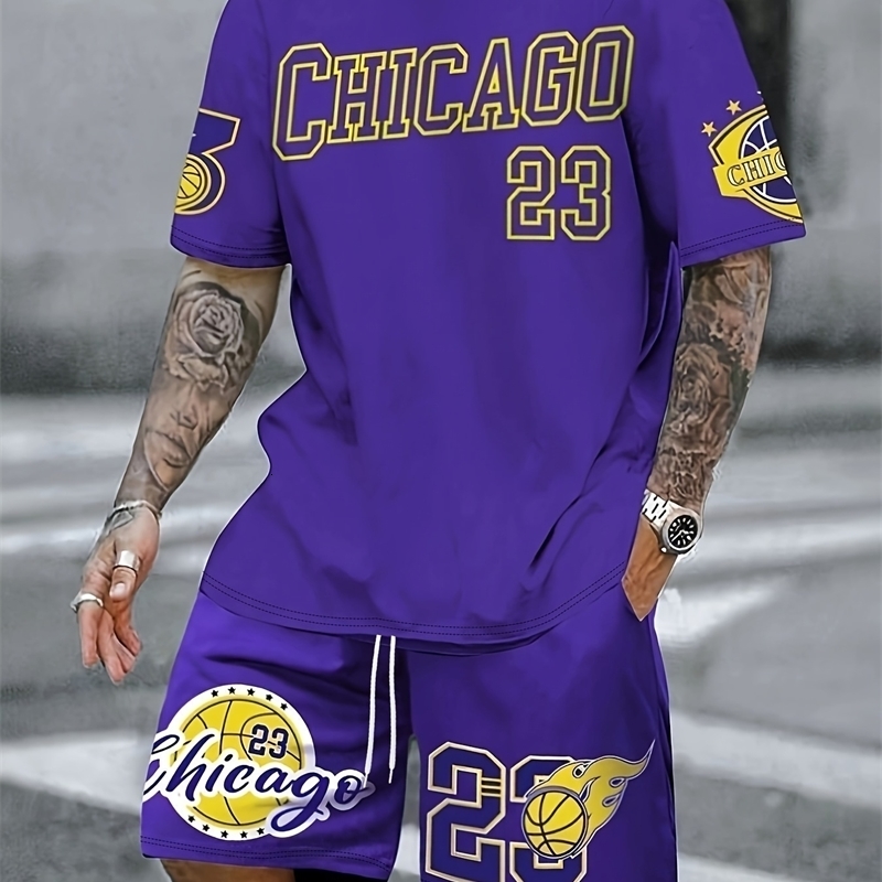 Summer 2025 mens suit street fashion basketball Tshirt outdoor sports Los Angeles letterprinted shor 250521A