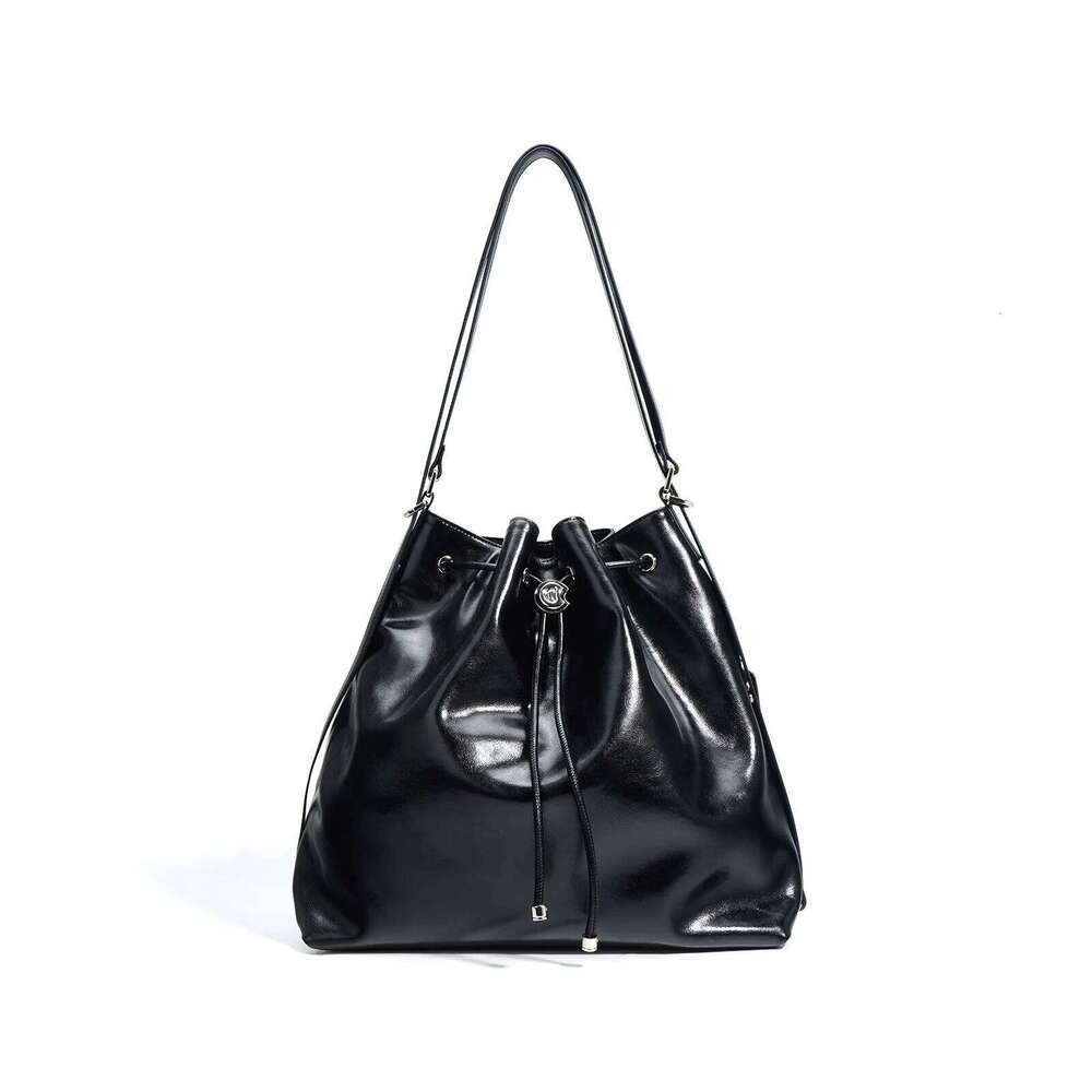 Design Bag New Vintage Messenger Handbags Genuine Leather Drawstring Shoulder Large Capacity Tote Bag Armpit Women's Bags Brand Bag