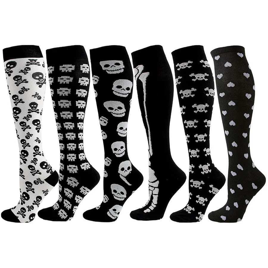 Sport Compression SOCKS Men Women Athletic Exercise Cycling Running Yoga Basketball Hiking Tennis Skateboard Z250610