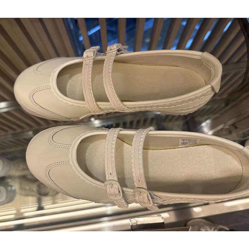 High-End Custom Versatile Sweet Round new Toe Velcro Ballet For Women 2025 New Niche Sports Mary Jane Shoes