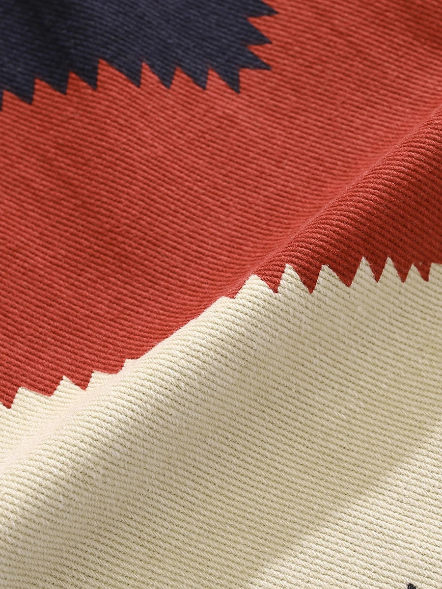 Mens Japanese Contrasting Color Rhombus Lapel Long-sleeved Denim Jackets Trendy Street Handsome Hip Hop Loose Casual Coat 250611