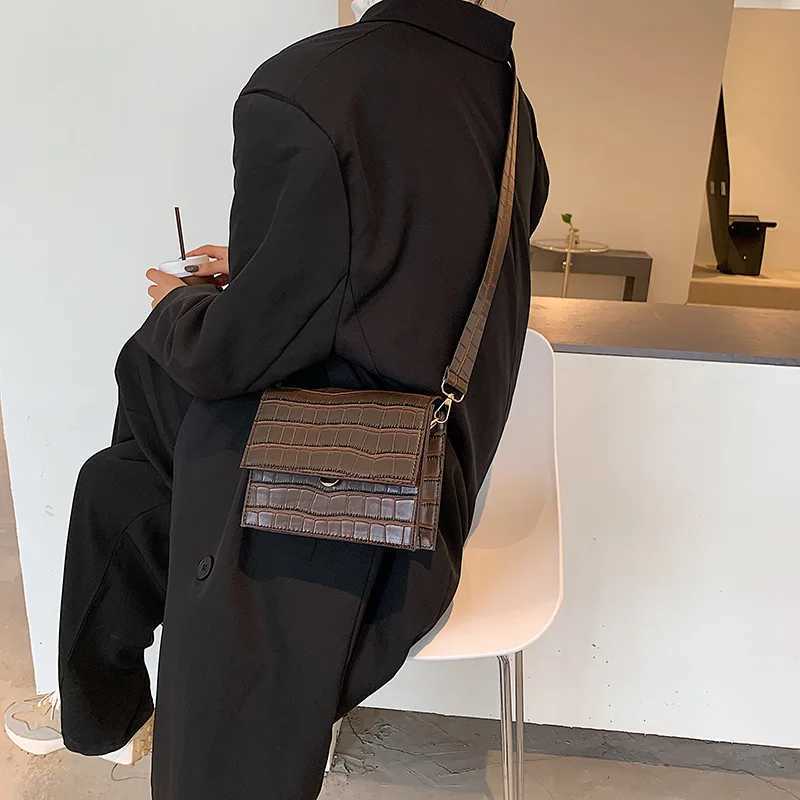 Alligator Pattern PU Leather Crossbody Bags For Women Small Messenger Bag Lady Flap Shoulder Bag Luxury Handbag and Purse bolso XJ250610