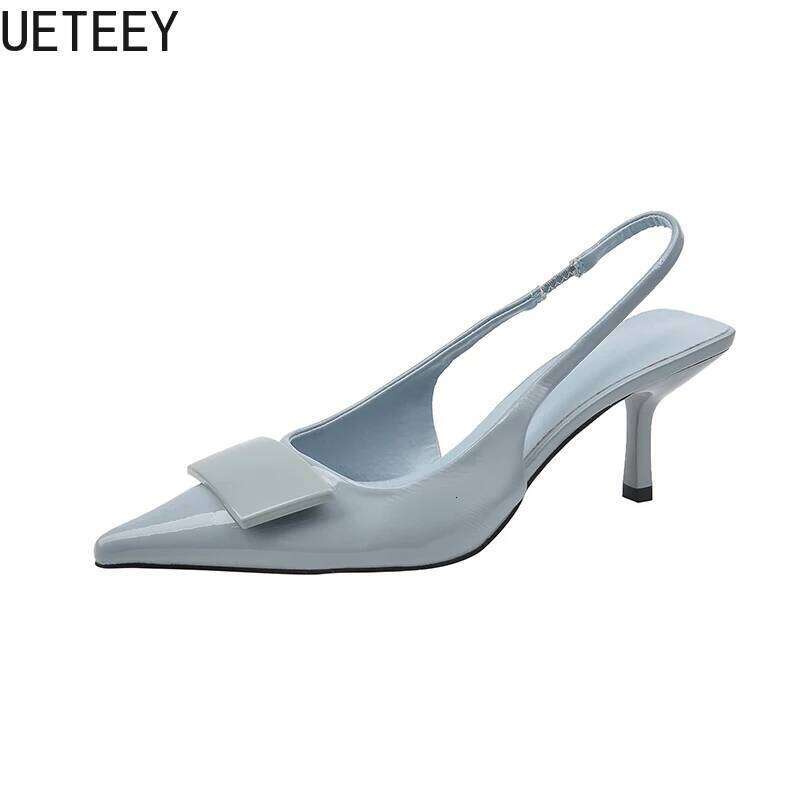 2025 Summer High Heel Women Sandals Fashion Pointed Toe Singbacks Design Style Banquet Party Sandalias Shoes