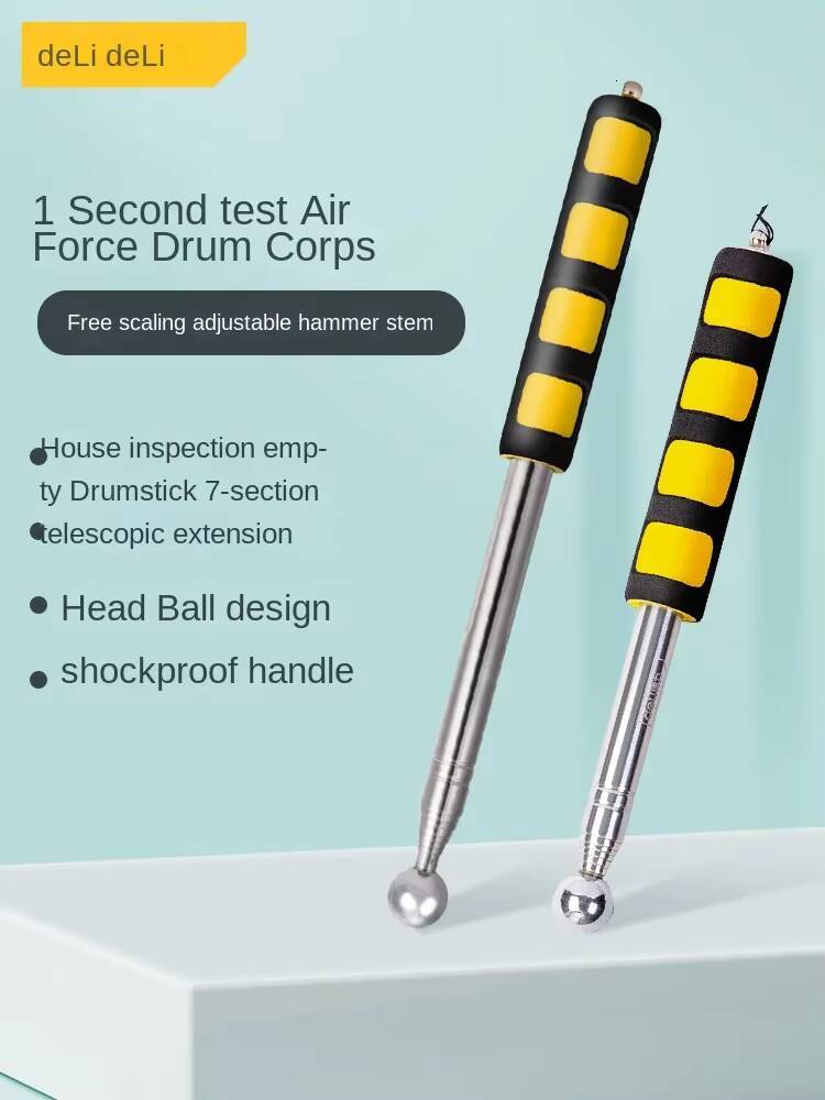 Multi-Functional Telescopic Self Defense Hammers Empty Drum Hammer Rod Inspection Room Tools Metel Test tues