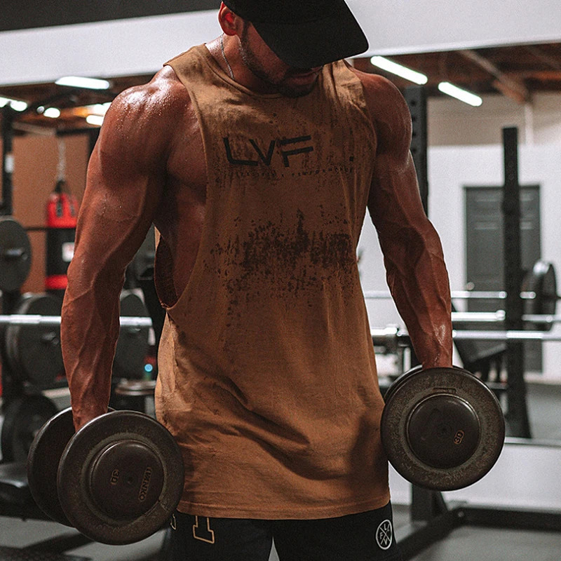 Mens Summer Gym Dry Quickly Tank Top Man Bodybuilding Clothing Sleeveless Shirt Casual Vest Muscle Workout Singlets Undershirt 250609