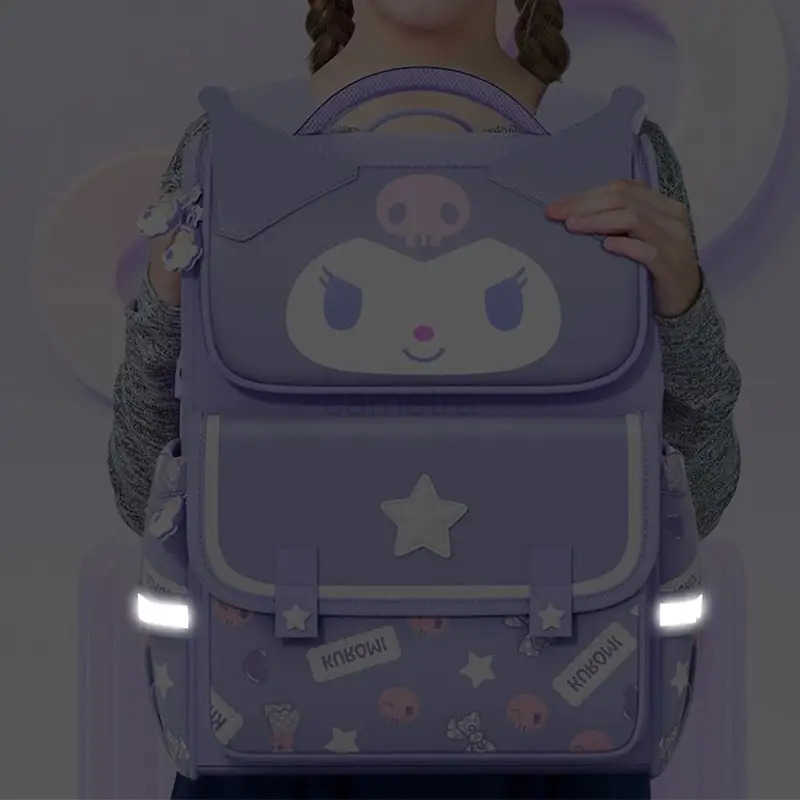 Sanrio Sanrioed Anime Kuromi Melody Cinnamoroll Hello Kitty Large Capacity Backpack Cute Schoolbag Cartoon Student Shoulder Bag Gift XJ250611