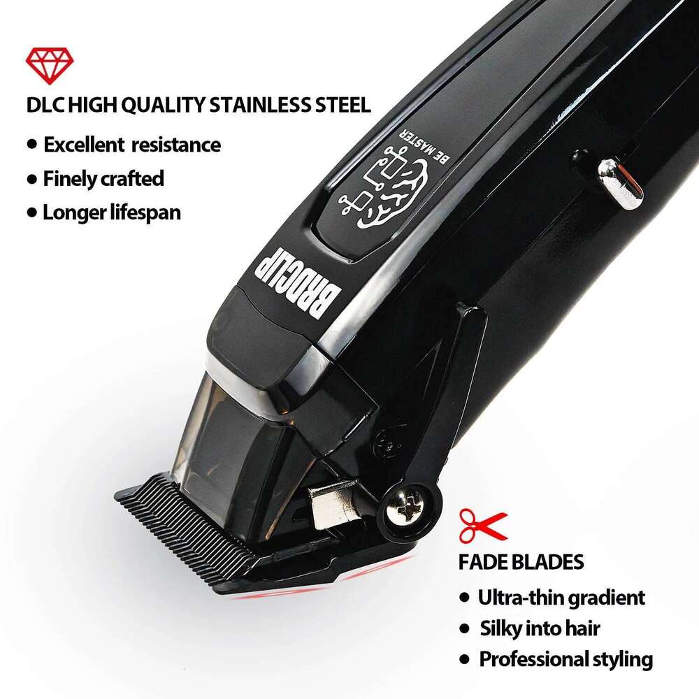 BRDCLIP Brd-106 7500Rpm Professional Men's Clipper With Base Charger DLC Cutting Hine Hair Trimmer