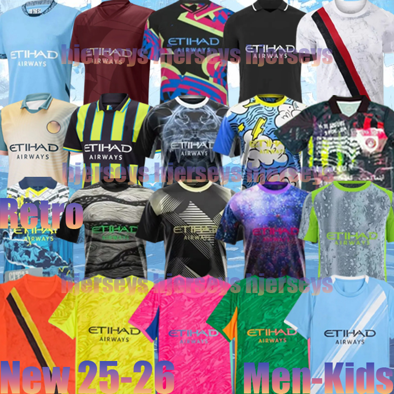 3XL 4XL 2026 Collection Kits Special MARMOUSH Soccer Jerseys FODEN DE BRUYNE HAALAND Blue Moon GREALISH MAN 4th football shirt cities YTIC shirts 25 26 11 12 97 kit Kids