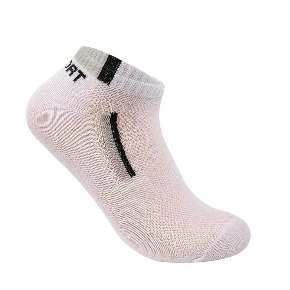5 Pairs Mens Short Socks Print Color Block Breathable Sweat Resistant Anti-odor Comfortable Multicolor Round Neck Ankle Socks Z250610