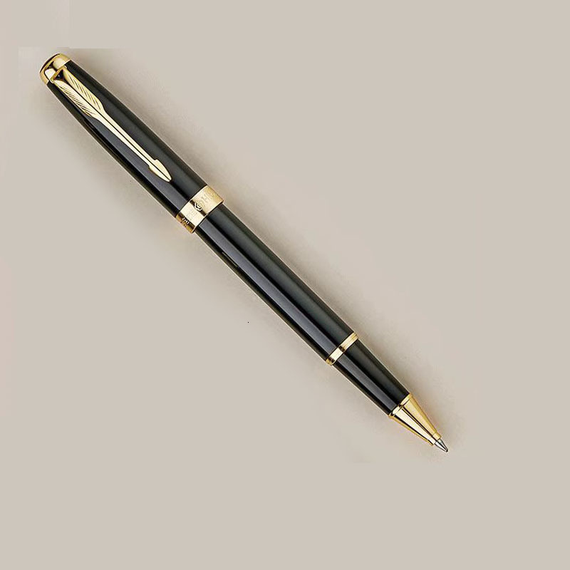 Fashion 606 Series Metal Ballpoint Pen Set with Heavy Feel Includes Pen Gift Box Black Ink Elegant and Stylish 241108