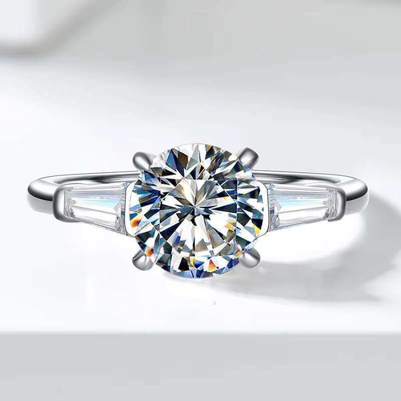14k 18k Gold Round Engagement Ring Lab Grown Diamond Ring Promise Solitaire Diamond Ring
