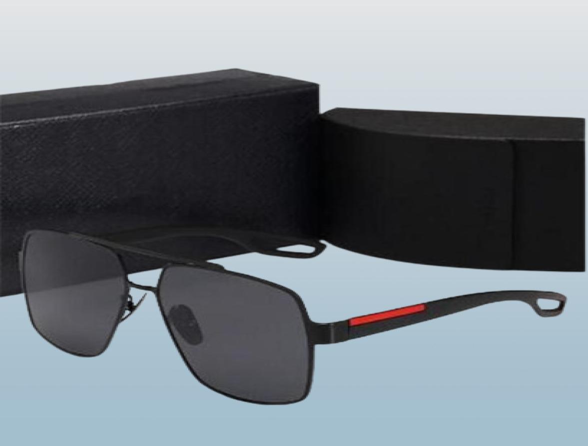 Retro Polarized Luxury Mens Designer Sunglasses Rimless Gold Plated Square Frame Brand Sun Glasses Fashion Eyewear With Case7926820