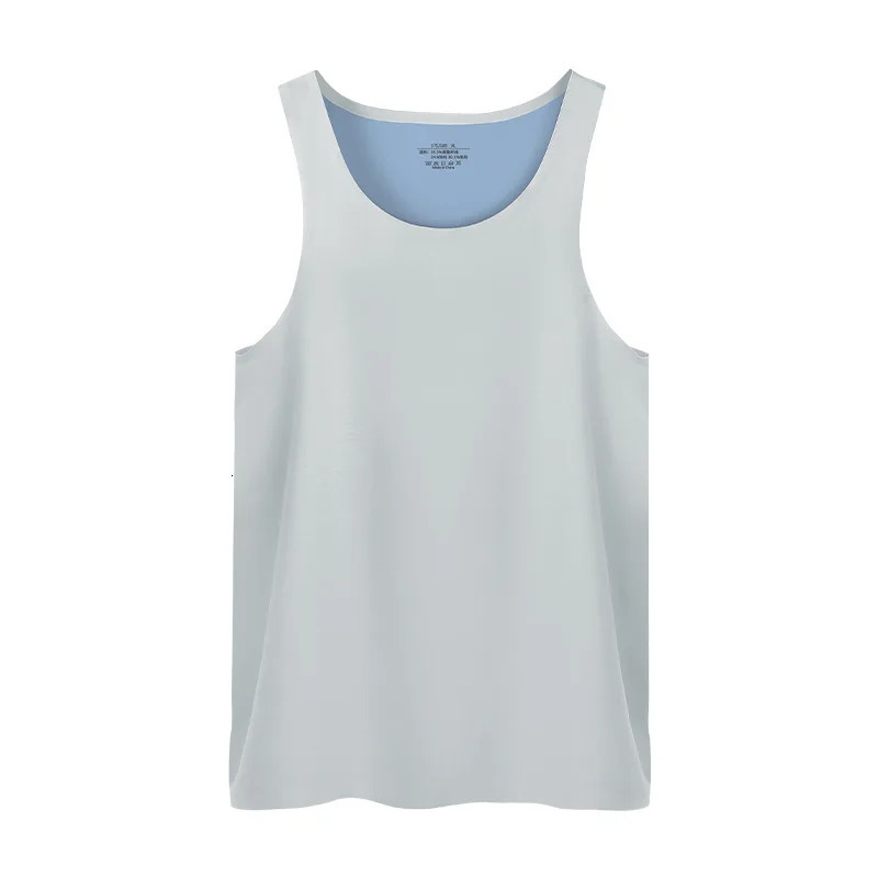 Summer Men Tank Tops Seamless Vest Mans Bodybuilding Undershirt Solid Slim Sleeveless Tshirts Male Tee Clothes Plus Size 250609