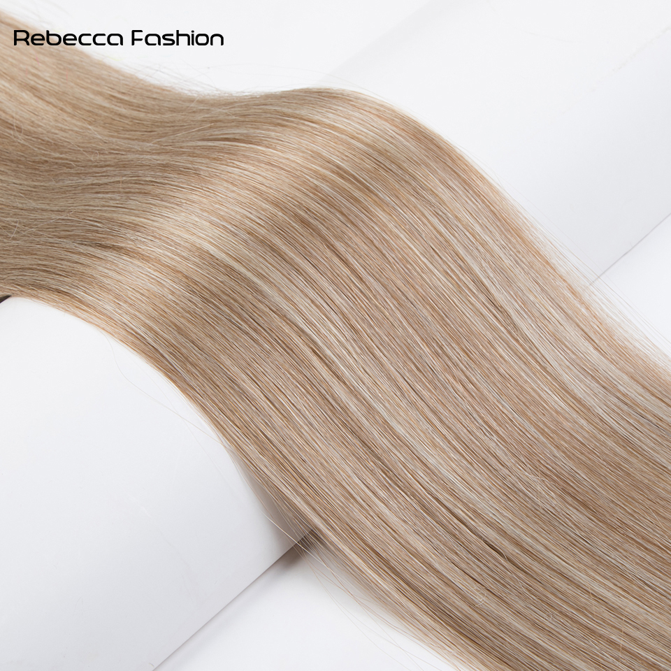 Rebecca Fashion Long Straight 32 Inch Wrap Around Clip In Ponytail Hair Heat Resistant Tail Synthetic Extensions