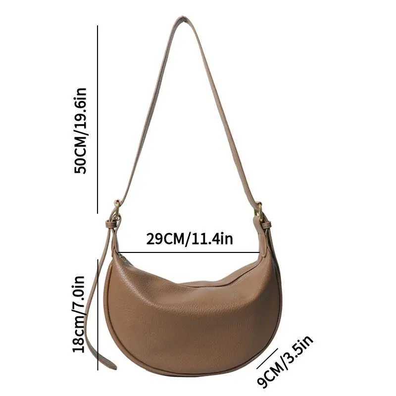 Crossbody Shoulder Bag for Women - Lightweight Hobo Purse with Adjustable Strap Trendy Handbag for Daily Use Work Travel XJ250610