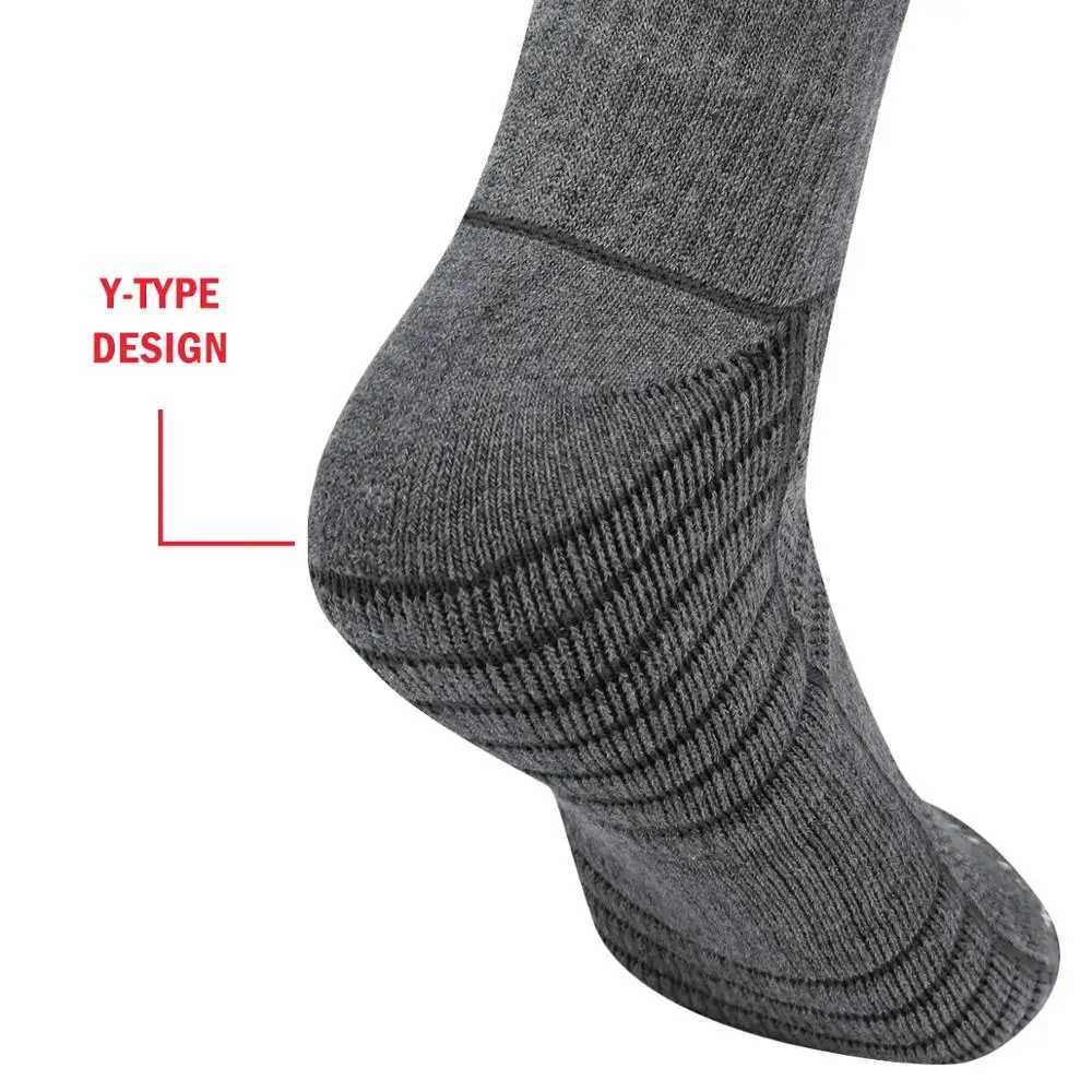 2024 New Winter Men Thick Breathable Cotton Cushion Crew Outdoor Sports Hiking Trekking Socks Work Boot Socks Women socks Z250610