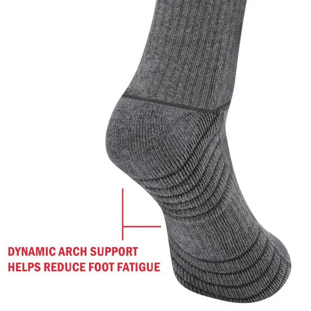 2024 New Winter Men Thick Breathable Cotton Cushion Crew Outdoor Sports Hiking Trekking Socks Work Boot Socks Women socks Z250610