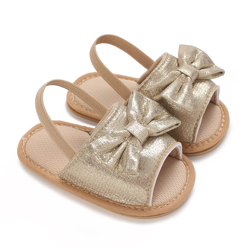 Summer Infant Baby Girls Sandals Cute Toddler Shoes Big Bow Princess Casual Single Shoes Baby Girls Shoes 0-18M 250611
