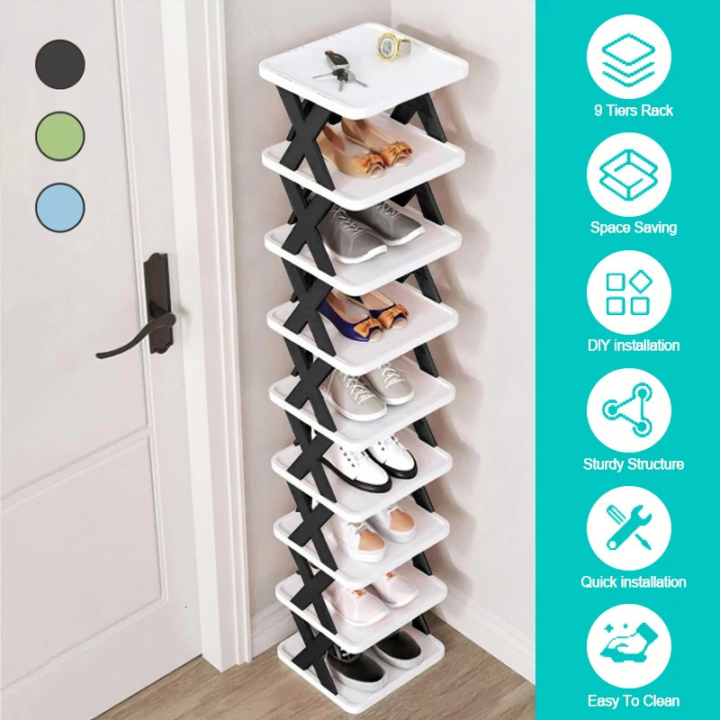 Shoe Rack Storage Organizer Detachable Racks Saves Family Household Multi Layer Simple Shoes Shelf Color Cabinet 250530