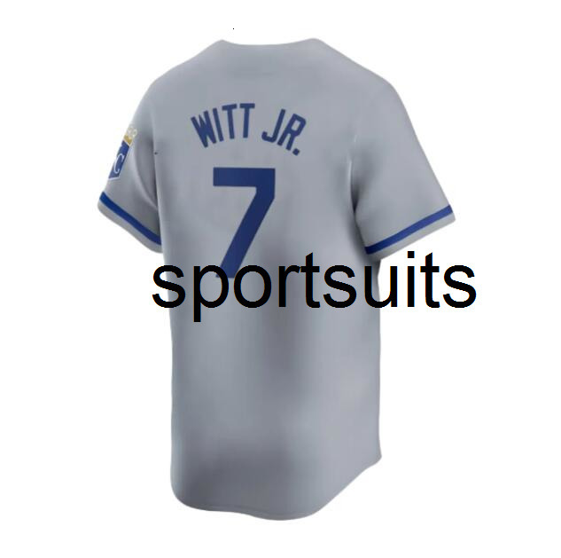 #7 Bobby Witt Jr. #13 Salvador Perez Jersey Vinnie Pasquantino KC Royals Cole Ragans MJ Melendez Jonathan India Bo Jackson Custom City Baseball Jersey