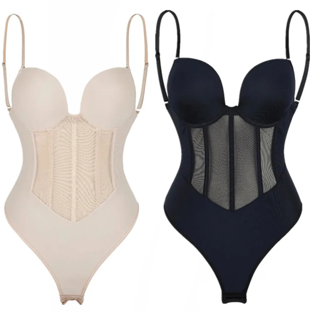 Bodysuit Shapewear Bra Push Up Women Full Body Shaper Tummy Control Hip Butt Lifter Corset Slimming Waist Trainer Underwear 250610