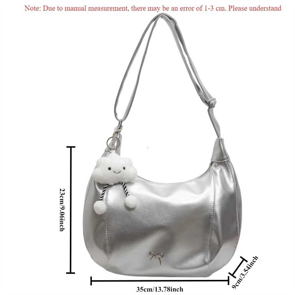 2025 Summer New Large Capacity Underarm Shoulder Bag Crossbody Bag Womens Fashion Backpack Comes with a Small Doll as a Gift XJ250610