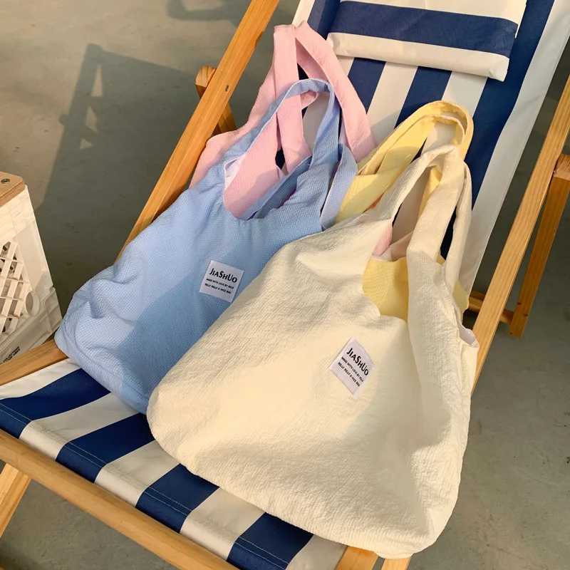 Canvas Tote Bags For Women Large Capacity Single Shoulder Bag Student Classes Commute Laptop Carrying Bag Casual Handbags XJ250610
