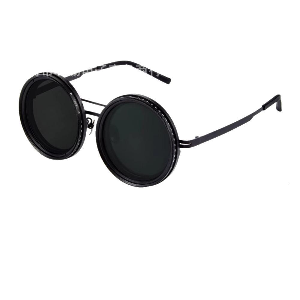 Nd2-400 Adjustable Light Reduction 9 Levels UV Protection Personality Polarized Sunglasses Day And Night Use