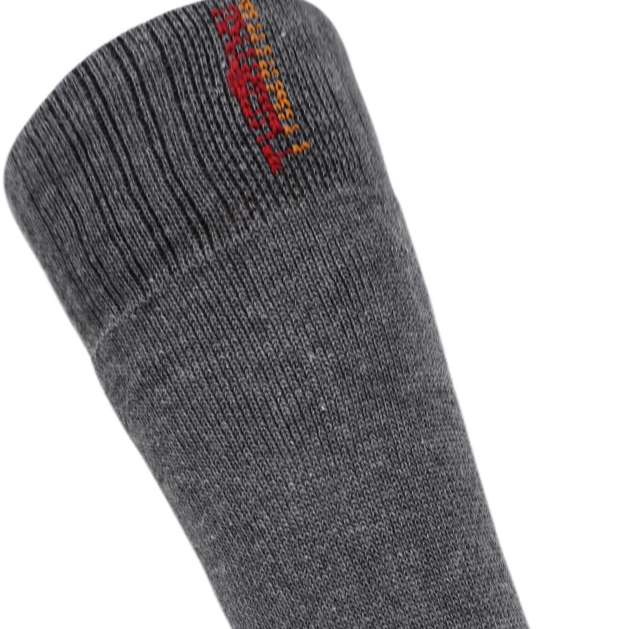 Thermal Insulated Socks for Men Seamless Toe Reinforced Heel Pre-Washed and Odor Free Shoe Size 8-11.5 Z250610