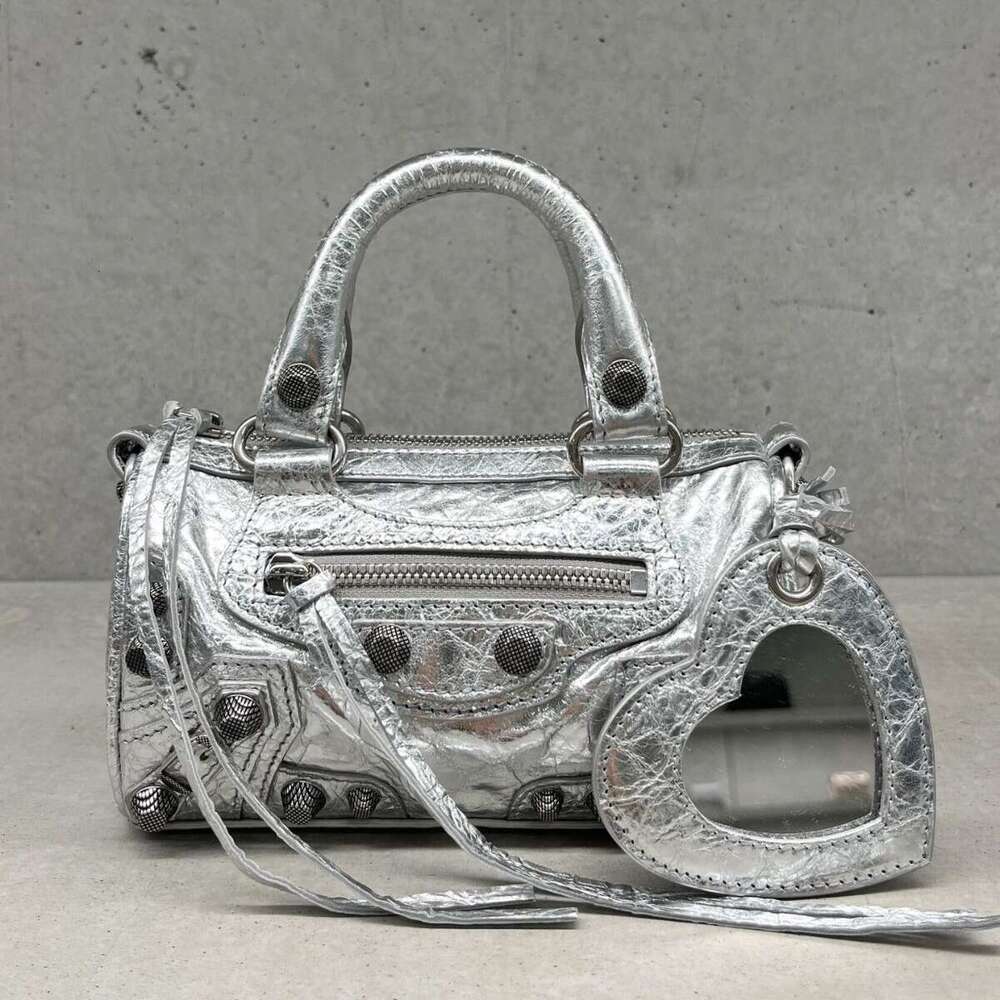 New Trendy Fashion Versatile Motorcycle Mini Bowling Design Handbag Crossbody Bag for Women Niche