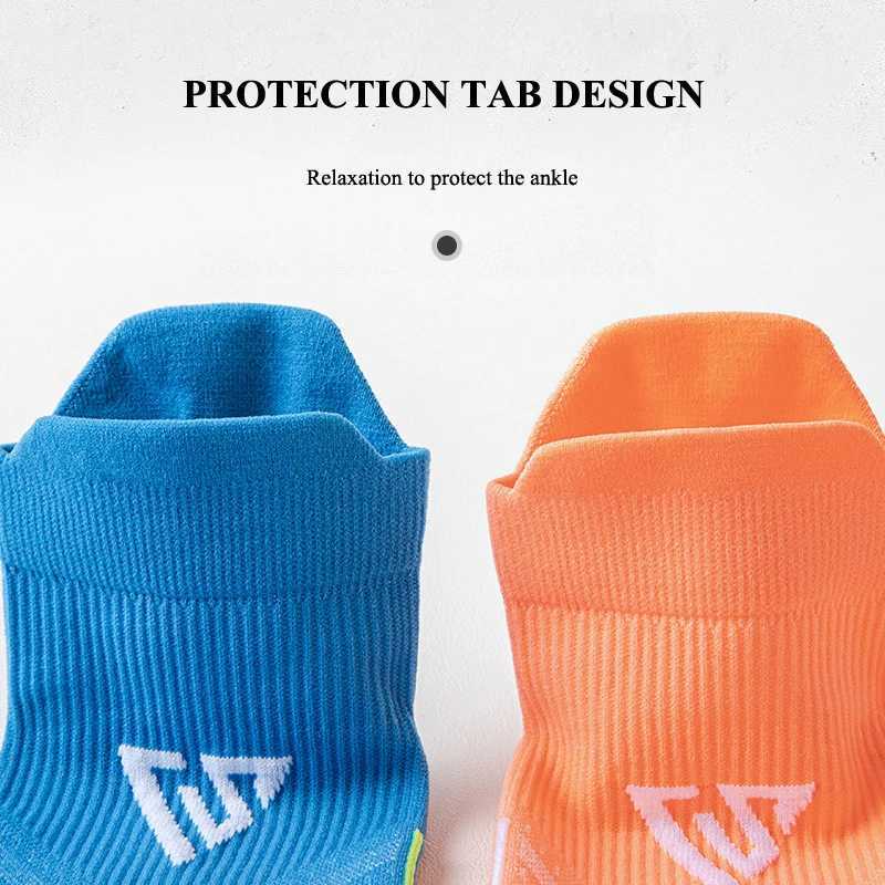 Summer Running Socks Men Women Fitness Sports Quick-drying Sweat-absorbing Breathable Anti-friction Marathon Ankle Tab Socks Z250610
