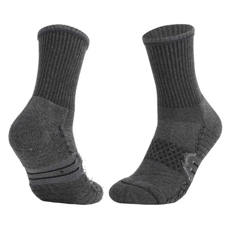 Winter Women Men Running Socks Thermal Thicker Breathable Cotton Cushion Crew Outdoor Sports Skiing Trekking Hiking Thermal Socks Z250610