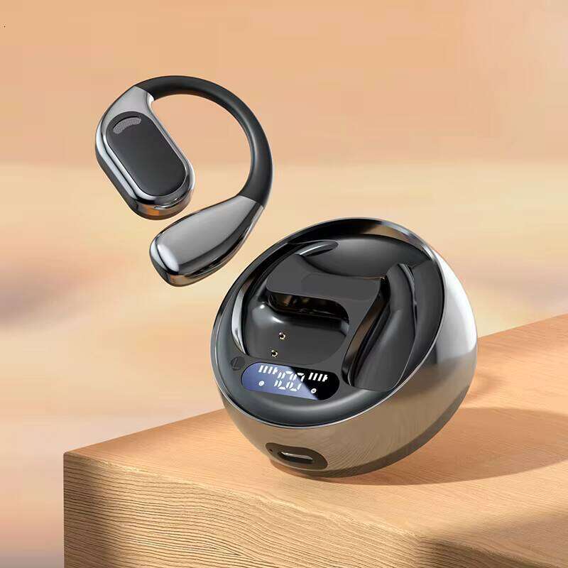 DHgargets M76 Sport Earphones with Digital Display Noise Reduction Earbuds Featuring Power and Battery Indicator