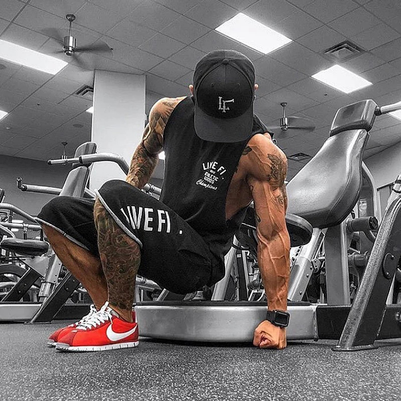 Mens Cotton Bodybuilding Undershirt Tank Tops Gym Fitness Sleeveless Shirt Male Singlet Summer Clothing Casual Basketball Vest 250609