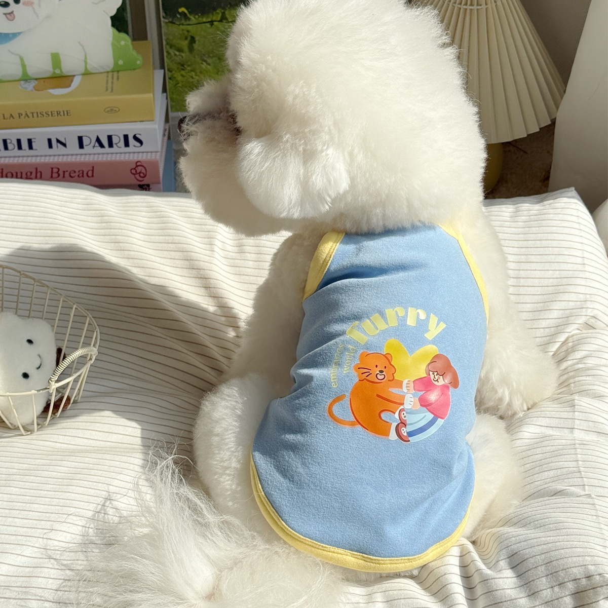Cat and dog clothes summer thin Teddy Bichon small dog kitten spring and summer clothes cute slings