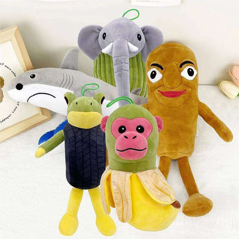 Free shipping New Tungtungtung Sahur Italian Brain Rot Animals Telalaero Telala SHARK Anime Plush Plushie Peluches Stuffed Dolls Toy Gifts
