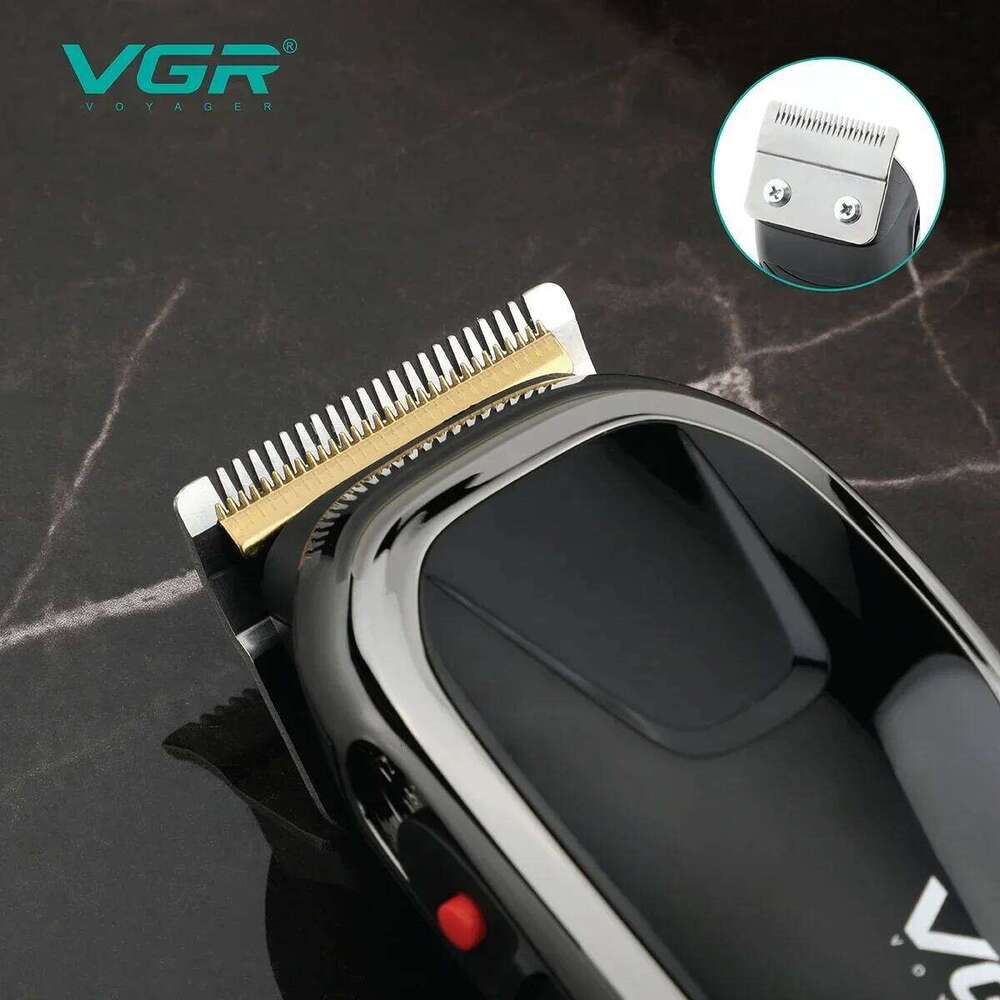 VGR Professional Cutting hine Adjustable Barber Electric Hair Trimmer Wired Haircut Clipper for Men V-127 g250612