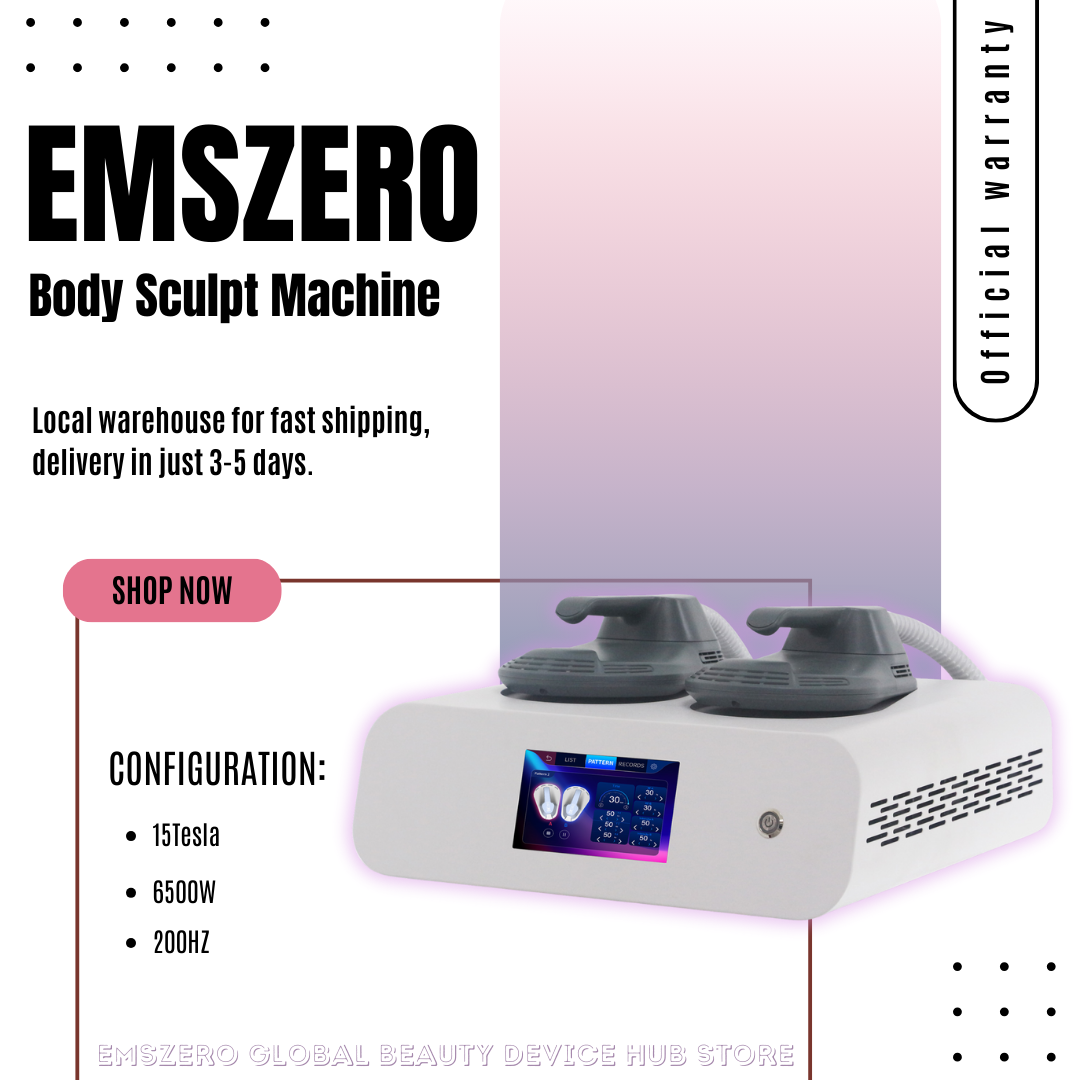 HIEMT EMSZERO RF High Intensity EVibration Pulse Electromagnetic Body Shaping Professional Muscle Growth And Fat Burning Machine