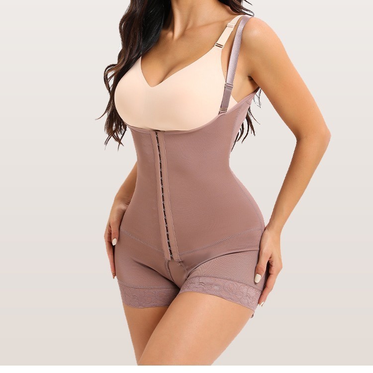 Fajas Colombianas High Compression Body Shaper with Bones Slimming Waist Trainer Shapewear Post Surgery Butt Lifter Shaper 241211