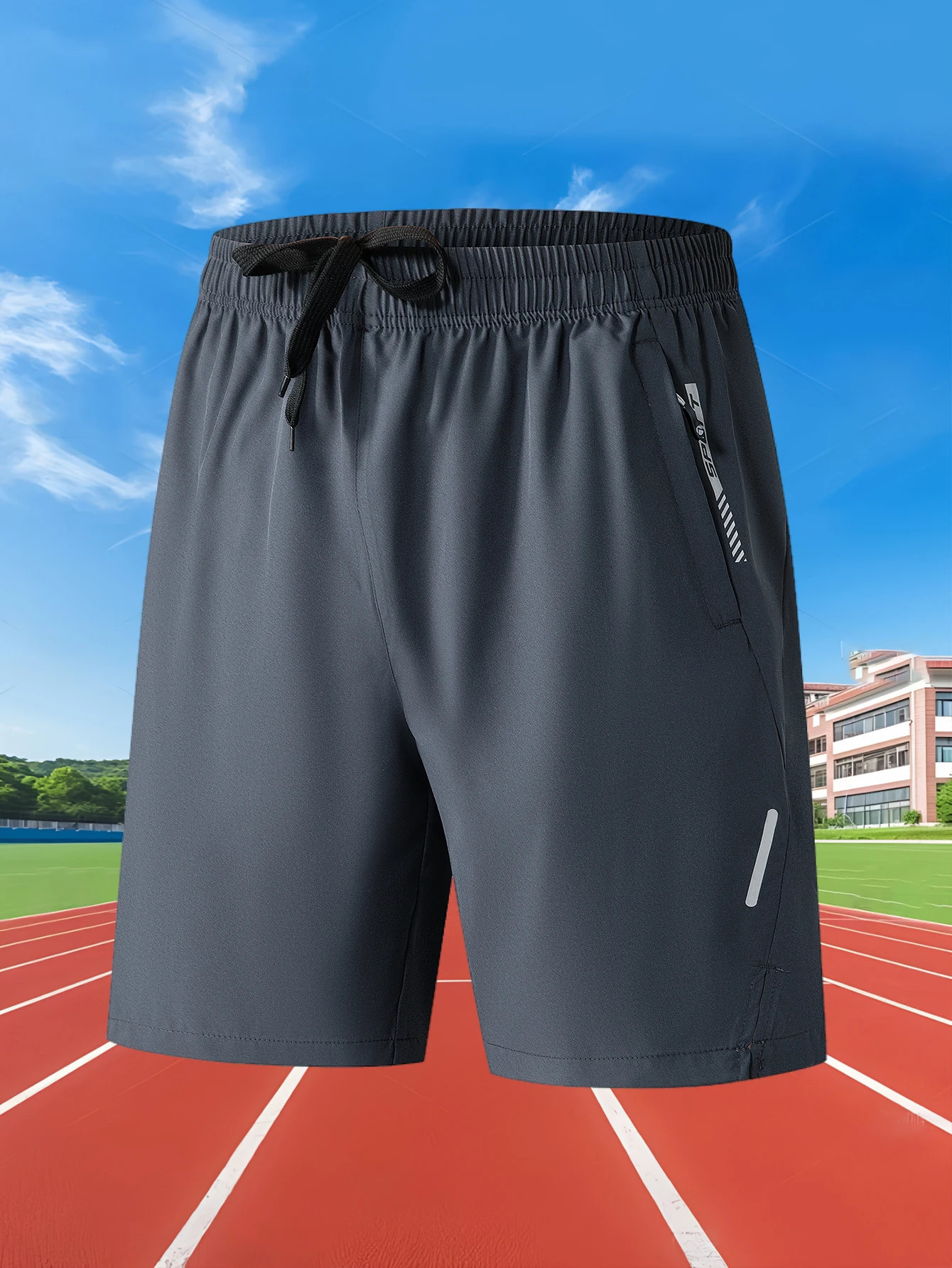 Summer Mens Sport Shorts Cool Sportswear Running Casual Bottoms Gym Fitness Training Jogging Short Pants Men Black Gray 250611Z