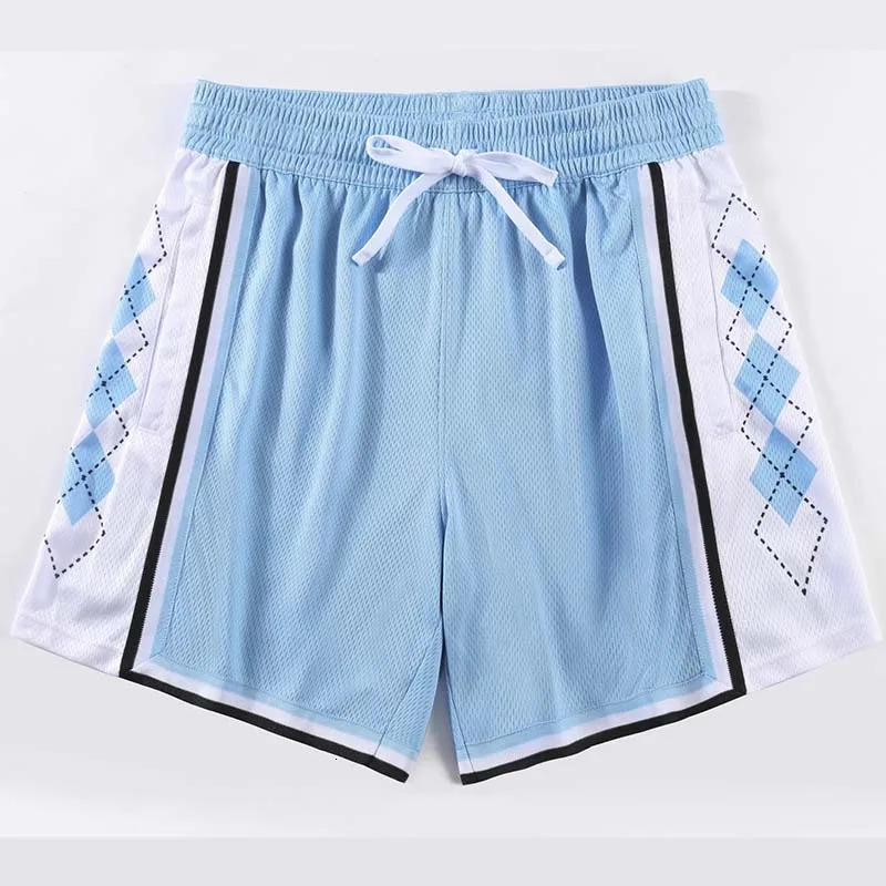 North Carolina Basketball Shorts Man Gym Outdoor Loose Breathable Training Sweatpants Patchwork Fitness Men Football Shorts 250609