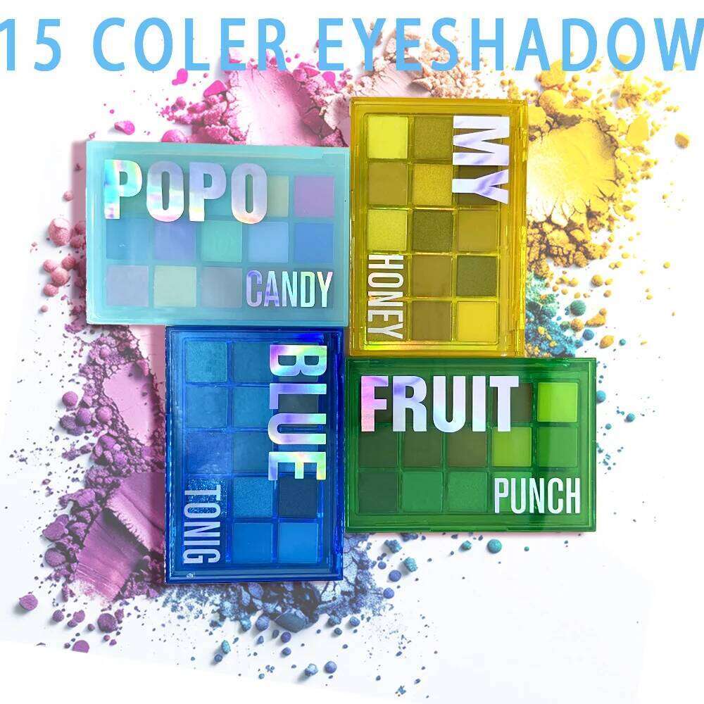 15 Shades Eyeshadow Makeup Palette Shimmer Matte Metallic High Pigmented Neutral Bold Waterproof Eyes Shadow Make Up Set free shipping