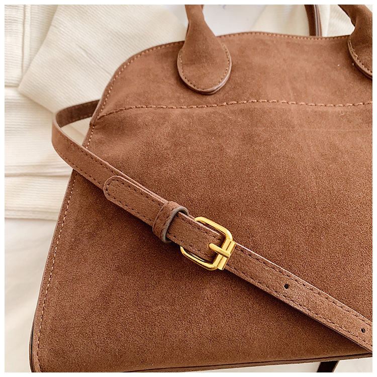 Vintage Large Capacity Handbag 2025 New Versatile Light Luxury Leather Tote Bag Commuter Women's Single Shoulder Bags
