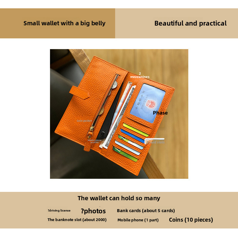 Card Holder New Unisex Wallet Women Everyday Use Fashionable Classic Leather Genuine Leather Coin Purse Mini Snap Multiple Card Slots Multicolor Red C