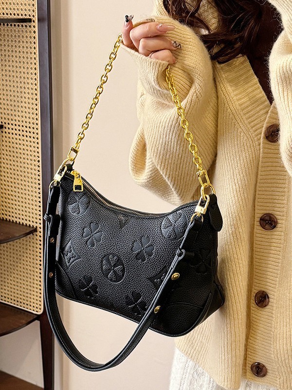 Designer's 2025 new style high-end and elegant printed women's single-shoulder bag, handbag, crossbody bag, underarm bag, free shipping