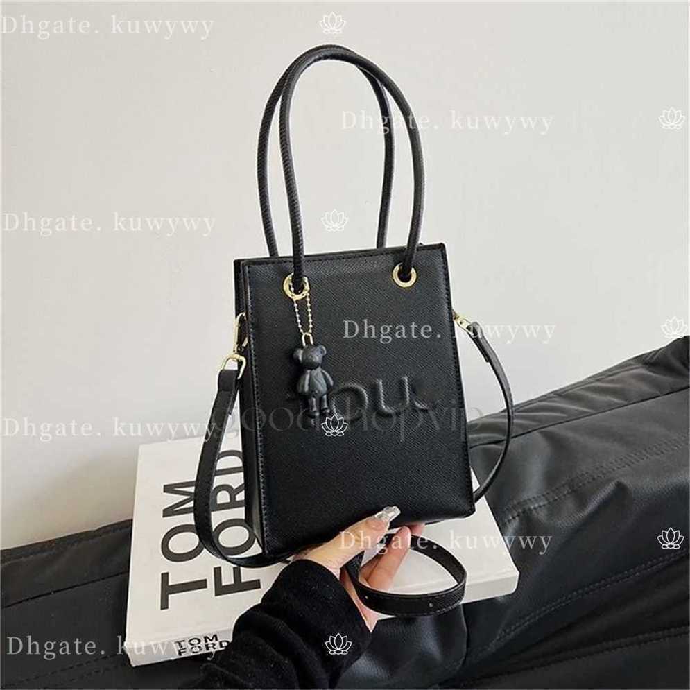 12A Top Designer Luxury Bag texture hand-held small square bag versatile and personalized letter crossbody vertical