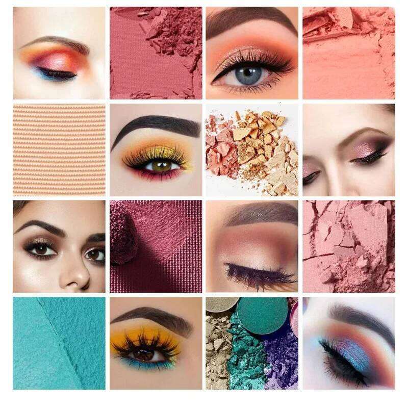 40 Colors Eyeshadow Matte Glitter Pearlescent Powder Shimmer Shine Nude Eye Pigments Make Up Palette Set Cosmetics free shipping