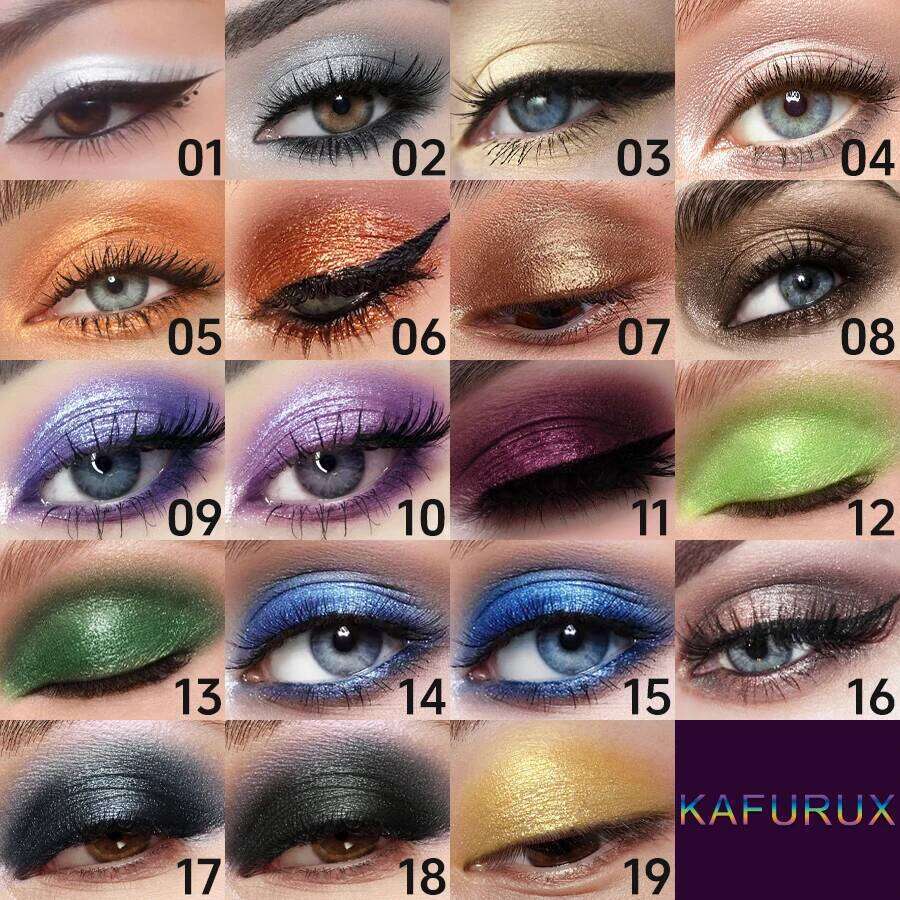 25 1PC Pearl eyeshadow stick waterproof long lasting glitter&matte color eye shadow makeup face highlight cosmetics gifts free shipping